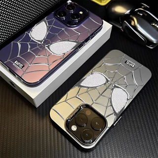 🔥COD🔥เคส iphone 11 13 12 14 15 16 Pro MAX X XR XSMAX 14 15 16 Plus 7Plus Cool Spider เคสโทรศัพท์คู่รักหรูหราทันสมัย