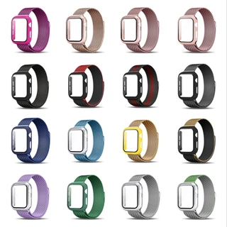 【พร้อมส่ง】เคสนาฬิกาข้อมือ และสายคล้อง สเตนเลส โลหะ สําหรับ Watch band 42 มม. 46/49/41/45/40/44/38 มม. 42 มม. iWatch ultra 10 9 8 5 4 3 SE 6 7