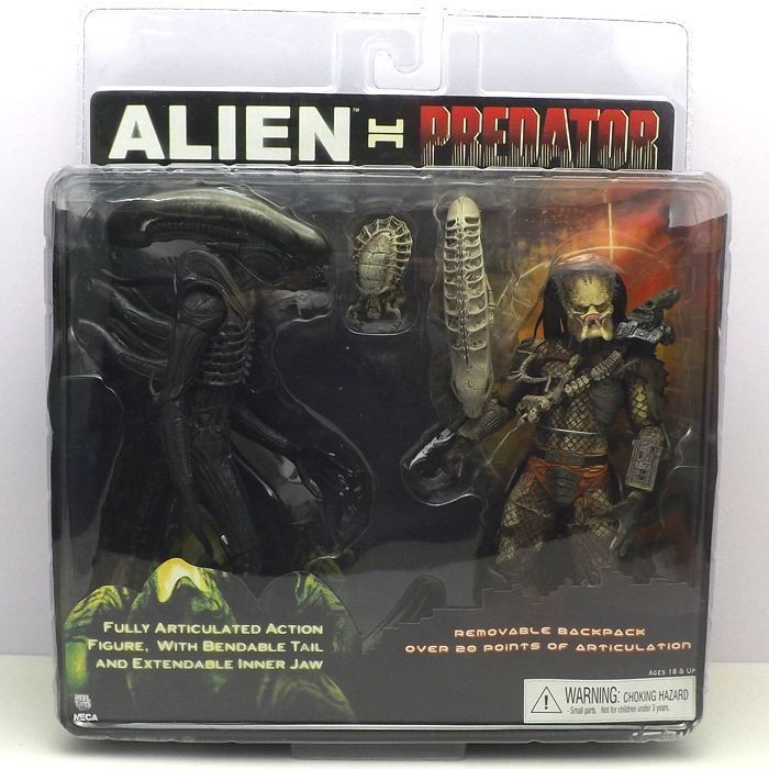 Neca Alien vs Predator Classic Xenomorph Action Figure ของเล่นโมเดล