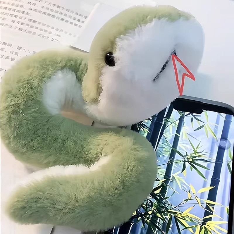 งูหยิกน้อยผ่อนคลายตุ๊กตาตุ๊กตา น่ารัก ตุ๊กตาเด็กตกแต่งบ้านเด็กเอาใจตุ๊กตาวันเกิดของขวัญคริสต์มาส