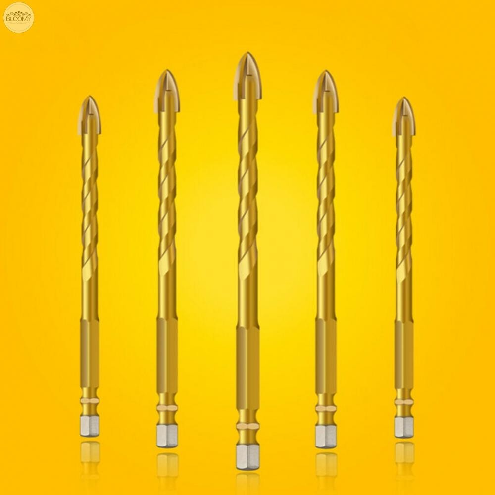 <BLOOMY>High speed Cross Cut Triangle Drill Bit for Glass Ceramic Wood Metal Plastic❀
