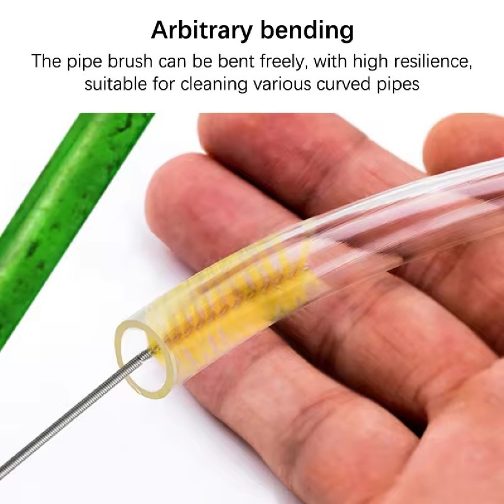 ยาว155ซม.แปรงสปริงขัดสายยาง แปรงขัดท่อ เครื่องแก้ว ตู้ปลา แบบสแตนเลส - รูปที่ 5