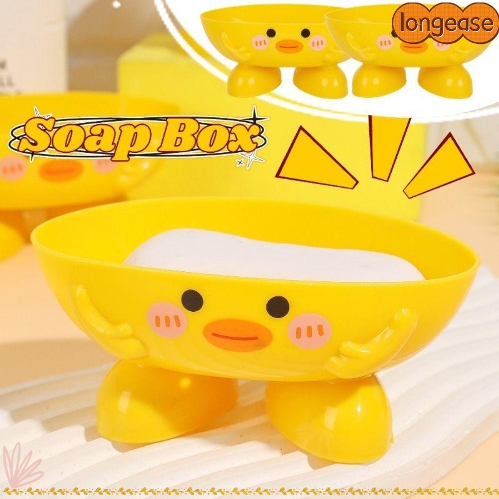 กล่องสบู่ท่อระบายน้ํา ลองขึ้น, ชั้นเก็บสบู่สร้างสรรค์ลายการ์ตูน, อุปกรณ์อาบน้ําเป็ดน้อยสีเหลือง