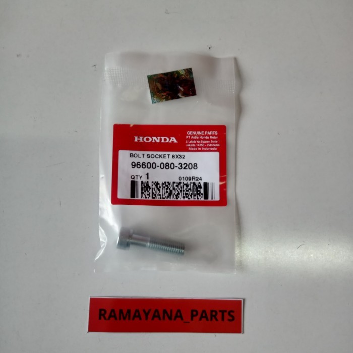 ซ็อกเก็ตโบลต์ 8X32 Honda CBR150R K45A ใหม่ CB150R Streetfire 966000803208