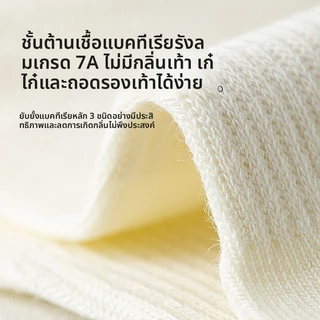 ถุงเท้าห้านิ้วผู้หญิงฤดูร้อนสไตล์บางผ้าฝ้ายแท้สั้นต้านเชื้อแบคทีเรียป้องกันเท้าอากาศตาข่ายระบายอากาศกลาง-