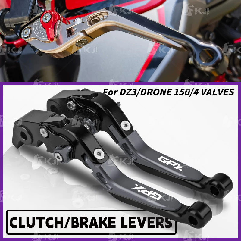 สําหรับ GPX DZ3/DZ2/DRONE 150/DRONE 4 วาล์วเบรคคันโยกชุดพับ Handle Levers มอเตอร์อุปกรณ์เสริมอะไหล่
