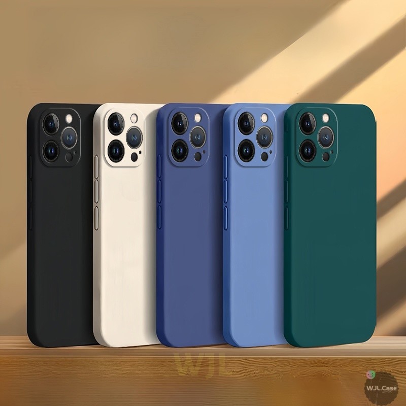 เคส iPhone 13 Pro Max เคสซิลิโคนโทรศัพท์มือถือสีลูกกวาดเรียบง่าย YT ราคา ถูกที่สุด ดีลบีเคเค รูปภาพหลัก