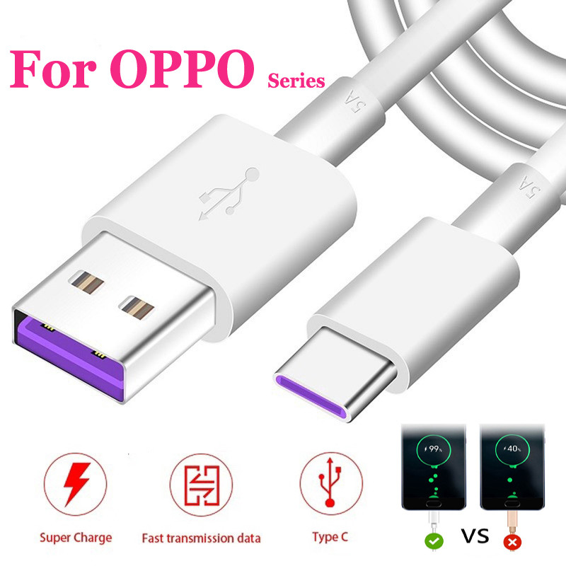 Super Fast Charge สําหรับ OPPO Reno 11 5G Reno 10 Pro Plus 5G 7 8T 8 Z Pro Plus 5G 4G Fast Charge TYPE-C Data Cable สําหรับ OPPO โทรศัพท ์ สาย USB