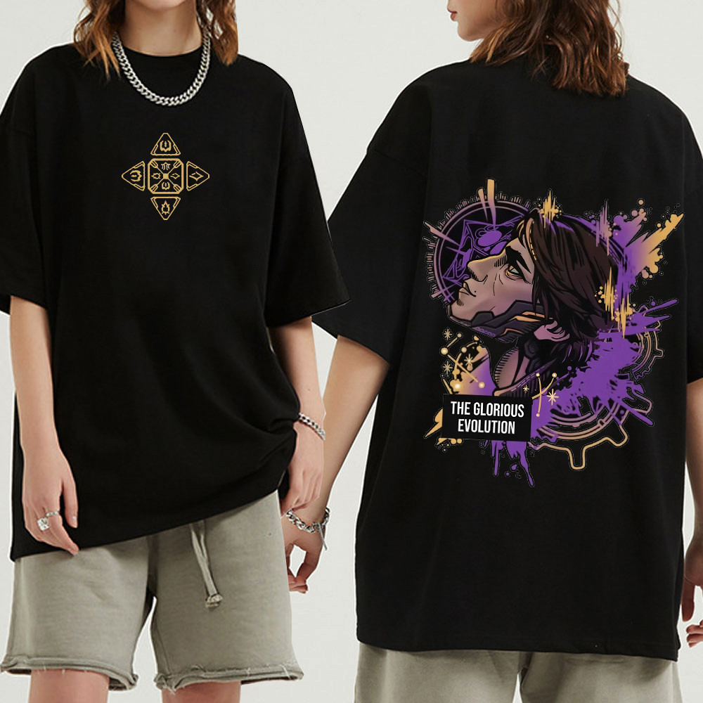 COD 2025 Arcane Viktor อะนิเมะเสื้อยืด Unisex Harajuku O-คอเสื้อแขนสั้นแฟนของขวัญ