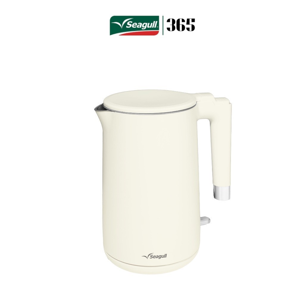 365 X Seagull กาน้ำไฟฟ้าสองชั้น 1.7 ลิตร (ครีม)