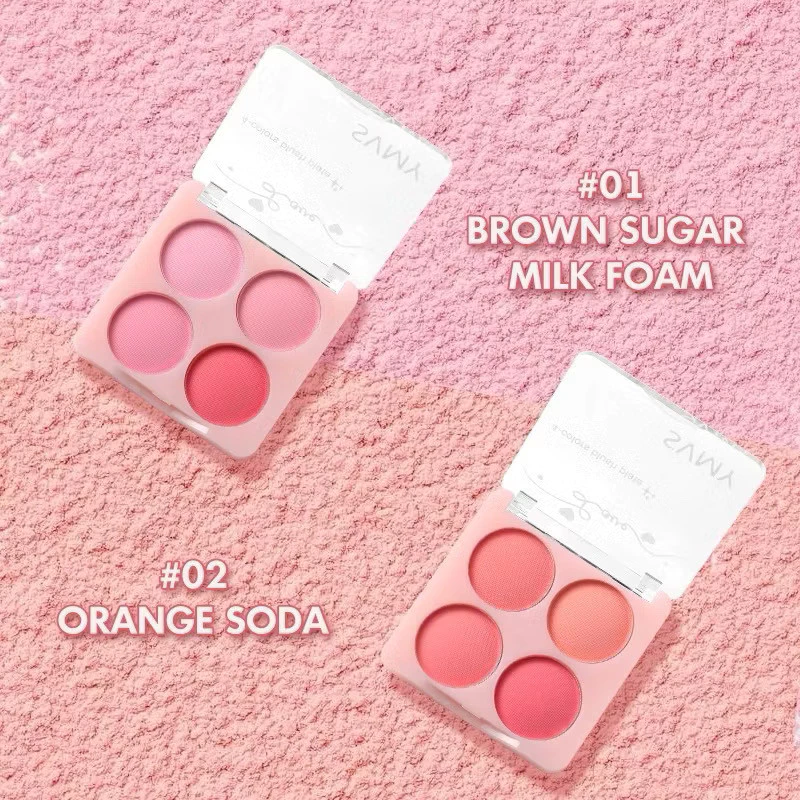 บลัชออนพาเลท 4 สี S8117 thumbnail 6
