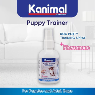 Kanimal Puppy Trainer สเปรย์ฝึกขับถ่าย น้ำยาช่วยฝึกขับถ่ายให้เป็นที่ สำหรับลูกสุนัขอายุต่ำกว่า 7 เดือน (75 มล.) [69471]
