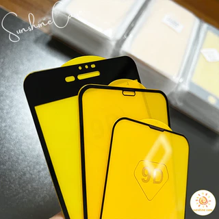 COD สต๊อกไทย ฟิล์มกระจกสำหรับรุ่นไอโฟน แบบเต็มจอ 9D ทุกรุ่น11 For iPhone12 13 16 14 15Pro MAX X XS XR 7 8Plus SE2020#9D