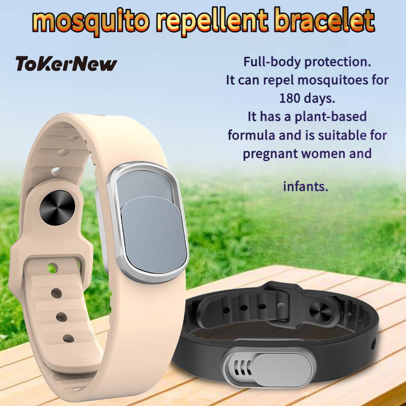 Tokernew กำไลกันยุงพร้อมน้ำมันหอมระเหยจากพืชในปี2025กำไลเหล่านี้สำหรับผู้ใหญ่เด็กและทารกมีความปลอดภัยและสามารถขับไล่ยุงได้
