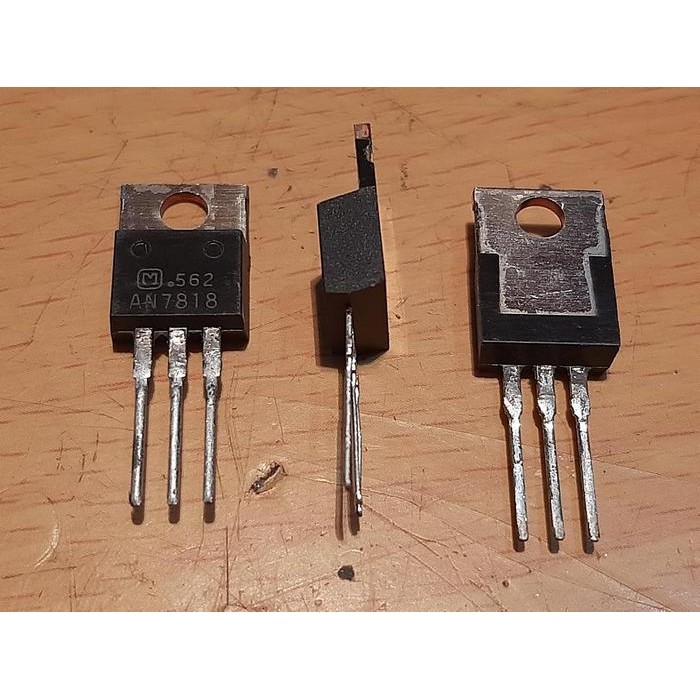 Part IC Regulator 7818 AN7818 AN 7818 +18V Matsushita Panasonic Japan NOS อุปกรณ์ไฟฟ้า