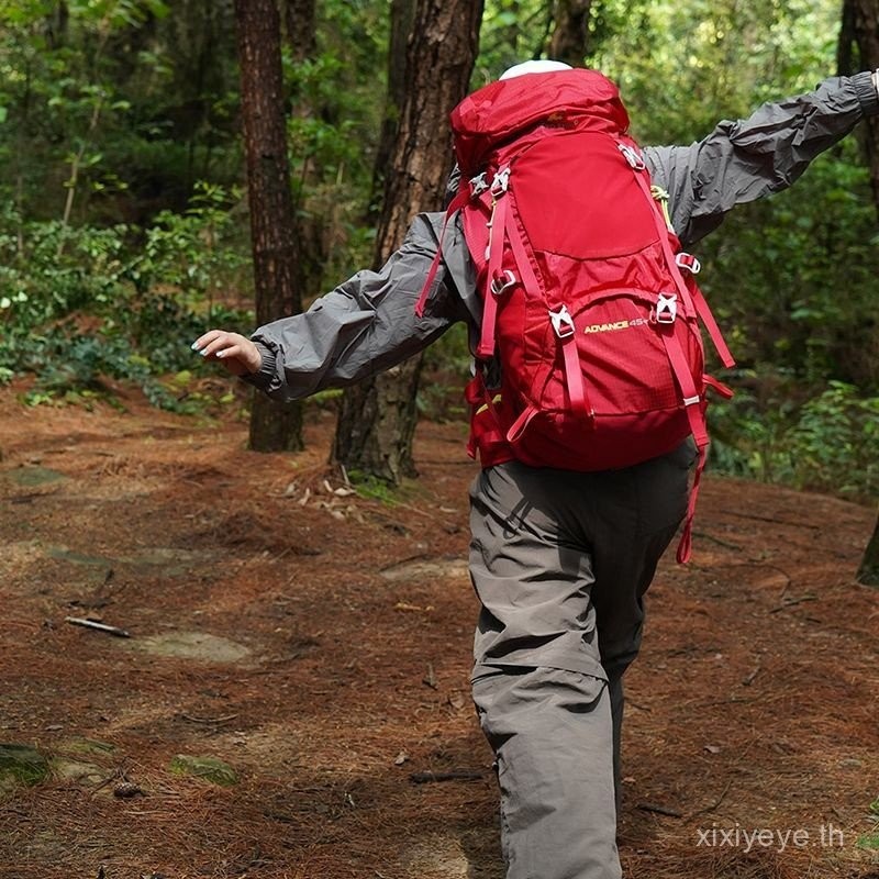 กระเป๋าปีนเขากลางแจ้ง กระเป๋าเป้เดินป่าขนาดใหญ่ 40L 50L