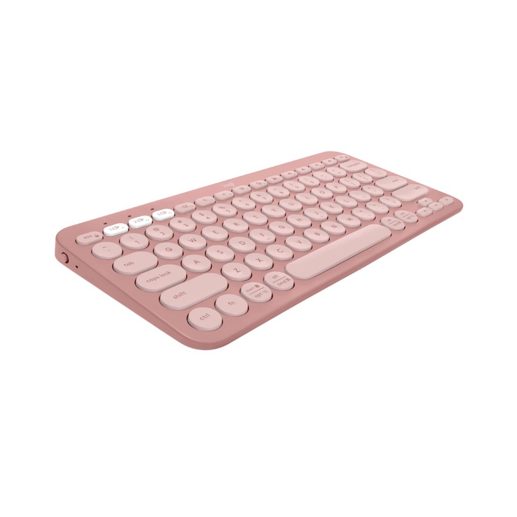 กดง่าย 🛵มีส่งด่วน💨 LOGITECH PEBBLE KEYS 2 K380S ROSE KEYBOARD BLUETOOTH (TH/EN) รับประกันศูนย์ 1ปี
