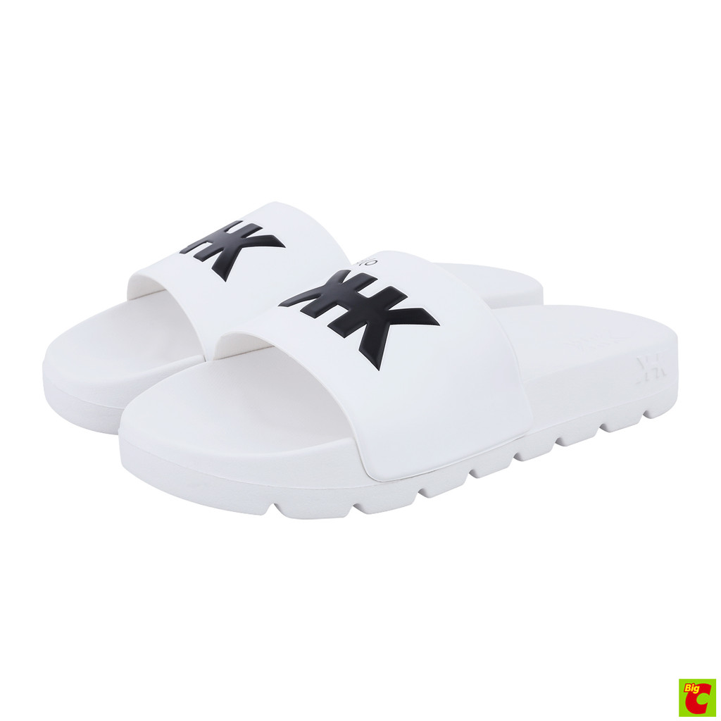KHK x besico รองเท้าแตะ รุ่น BIG ONE สีขาว
