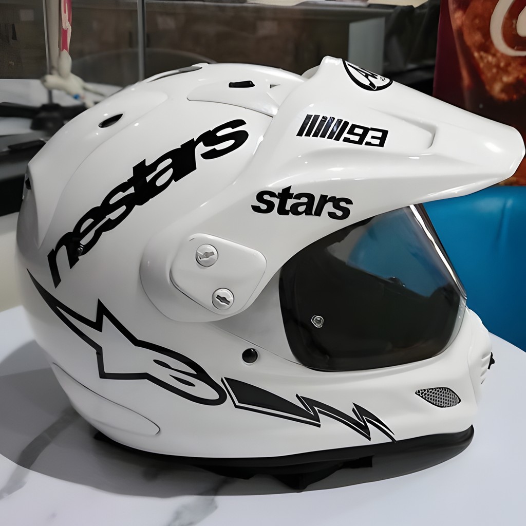 A-Star ชุด DIY หมวกกันน็อคสติกเกอร์กันน้ํารถจักรยานยนต์สกู๊ตเตอร์ด้านข้าง Fender tank Decor ดัดแปลงสําหรับ Yamaha xmax aerox vario beat adv pcx scoopy mio i 125 150 160 Sniper 155 - รูปที่ 5