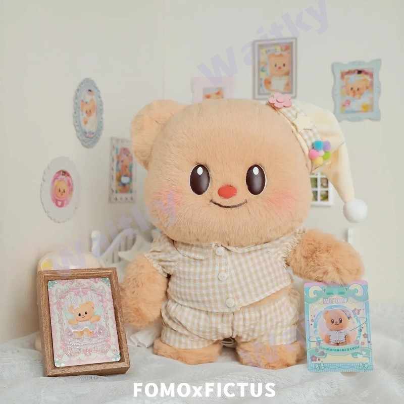 Waitky Fictus Butter Bear 29 ซม.ชุดนอนLimited Edition ตุ๊กตาเคลื่อนย้ายได้ตุ๊กตาเด็กใหญ่ของเล่นตุ๊กตาเครื่องประดับของขวัญ
