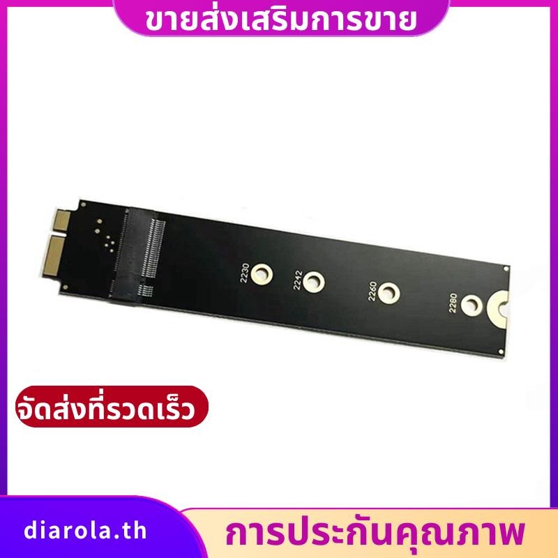 การ์ดอะแดปเตอร์สําหรับ Air A1370 A1369 2010 2011 ถึง M.2 NGFF SATA SSD Converter รองรับ 2230 2242 2260 2280 M2 SSD diarolath