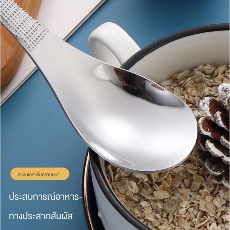 ช้อนซุปเอิร์ลเกรย์สแตนเลสช้อนครัวโรงแรมช้อนขนาดใหญ่สไตล์จีนช้อนช้อนเชิงพาณิชย์ - รูปที่ 4