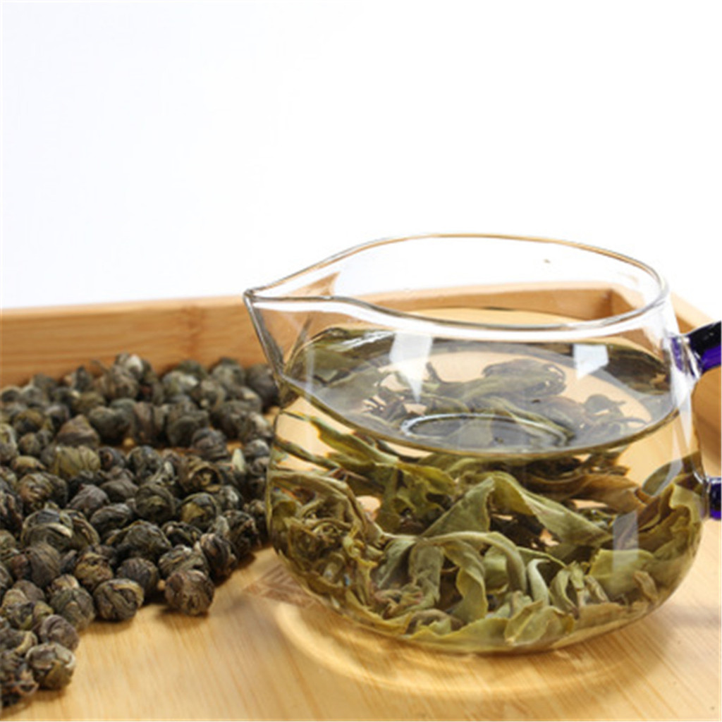 ใหม่ 100% Organic Premium King เกรด Jasmine Dragon Pearl จีน GREEN TEA