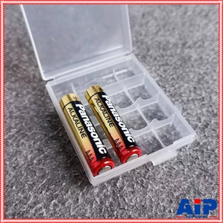 1อัน กล่องพลาสติกเก็บถ่าน AA กับ AAA 4ก้อน กล่องใส่ถ่าน กล่องเก็บถ่าน2A 3A เอไอ-ไพศาล