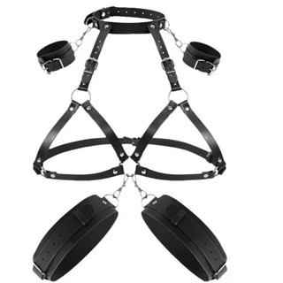 SM Sexy Women's Supplies Leather Bound Hand Leg ใส่กุญแจมือ …