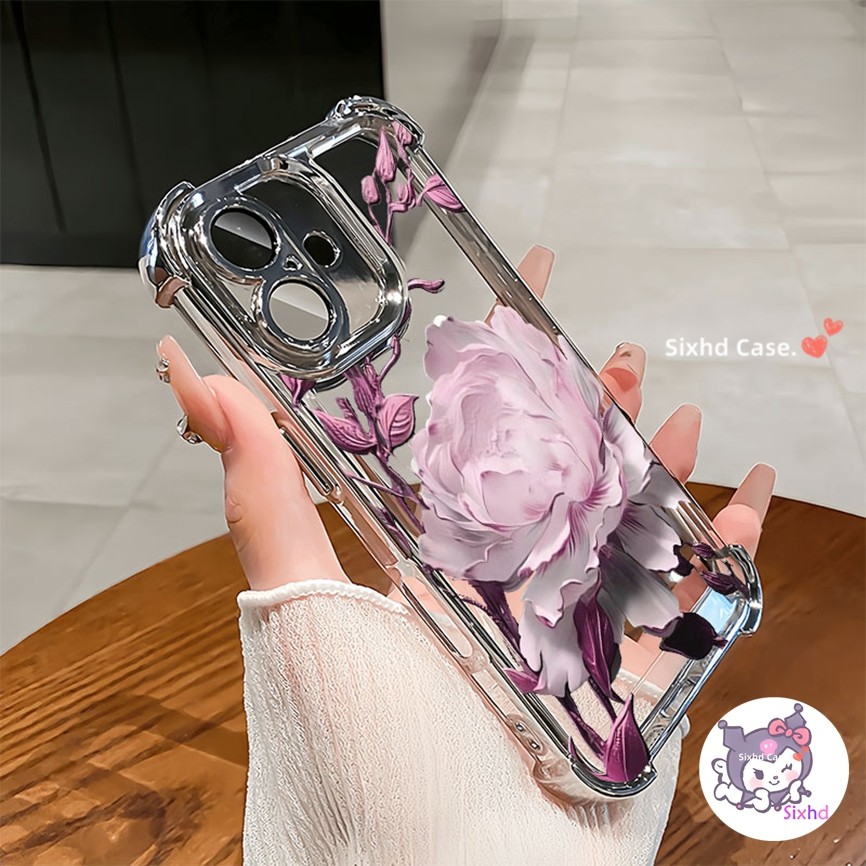 สําหรับ OPPO A57 A77s A3s A3X A5 Pro A5s A15 A16 A58 A60 A18 A38 A95 A7 A9 A5 A53 A78 A79 A98 A12 Reno 13F 11F 12F สี่มุม โปร่งใส