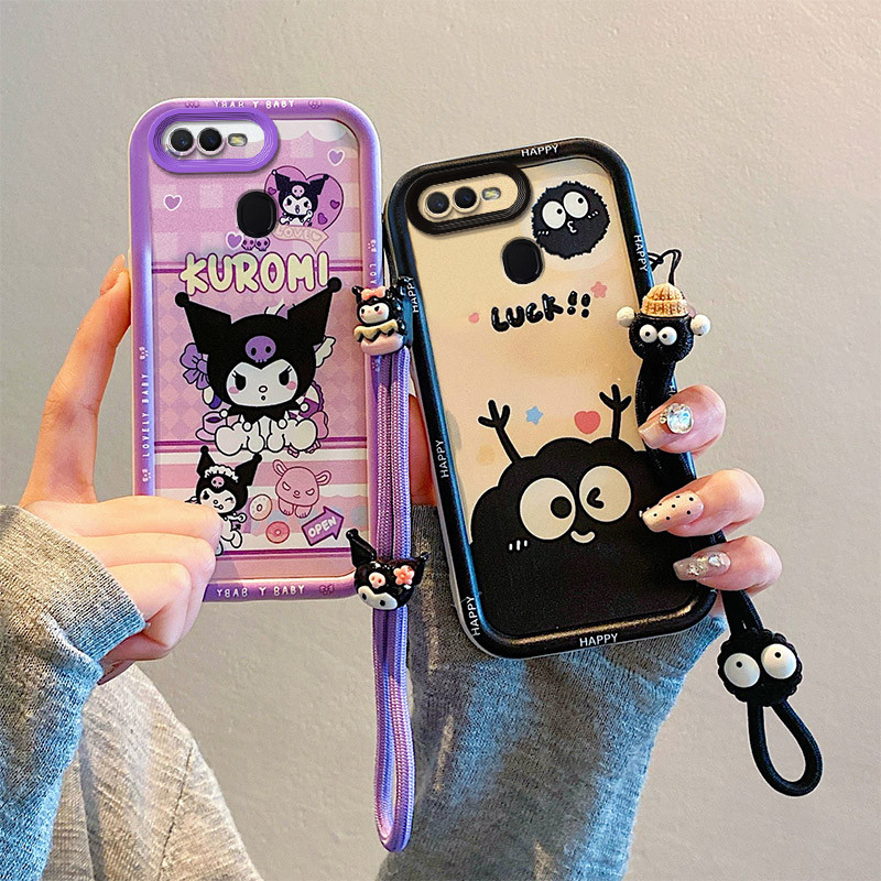 เคส Oppo F9 Oppo A5S A12 A7 สร้อยข้อมือแฟชั่น tpu เคสโทรศัพท์น่ารัก BSJGS