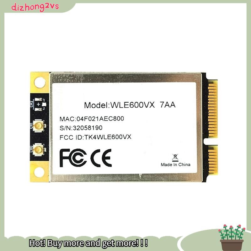 [dizhong2vs]WLE600VX Dual Band 2.4GHz 5GHz 802.11ac/Abgn Mini PCI Express Card MIMO 2x2 WAVE 1 WIFI 