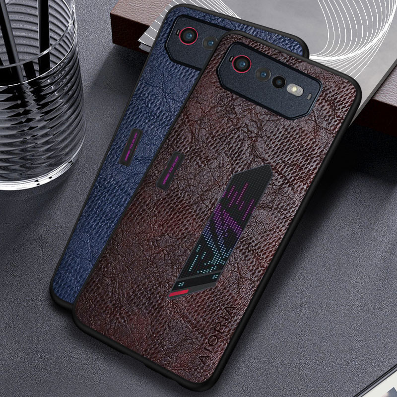 เคสสําหรับ Asus ROG Phone 6 รูปแบบน้ําวนลมธุรกิจ ปกหนังสําหรับเคส Asus ROG Phone 7