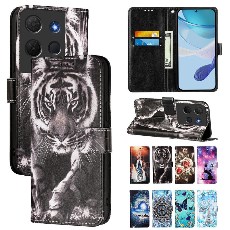 ปลอกสําหรับ TCL 503 T442M T442A T442J กรณีแฟชั่นทาสีพลิกเคสโทรศัพท์สําหรับ TCL 503 501 502 505 กรณีแ