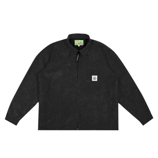 Shining Bright Light Corduroy Work Jacket - Black