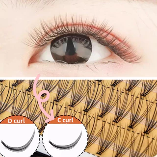 ขนตาปลอมแบบช่อ ต่อขนตา พรีเมด พัดปริมาณ 10D 20D ขนตาปลอม C curl เครื่องมือแต่งหน้าขนตาปลอม ขนตาเท็จธรรมชาติ 20d