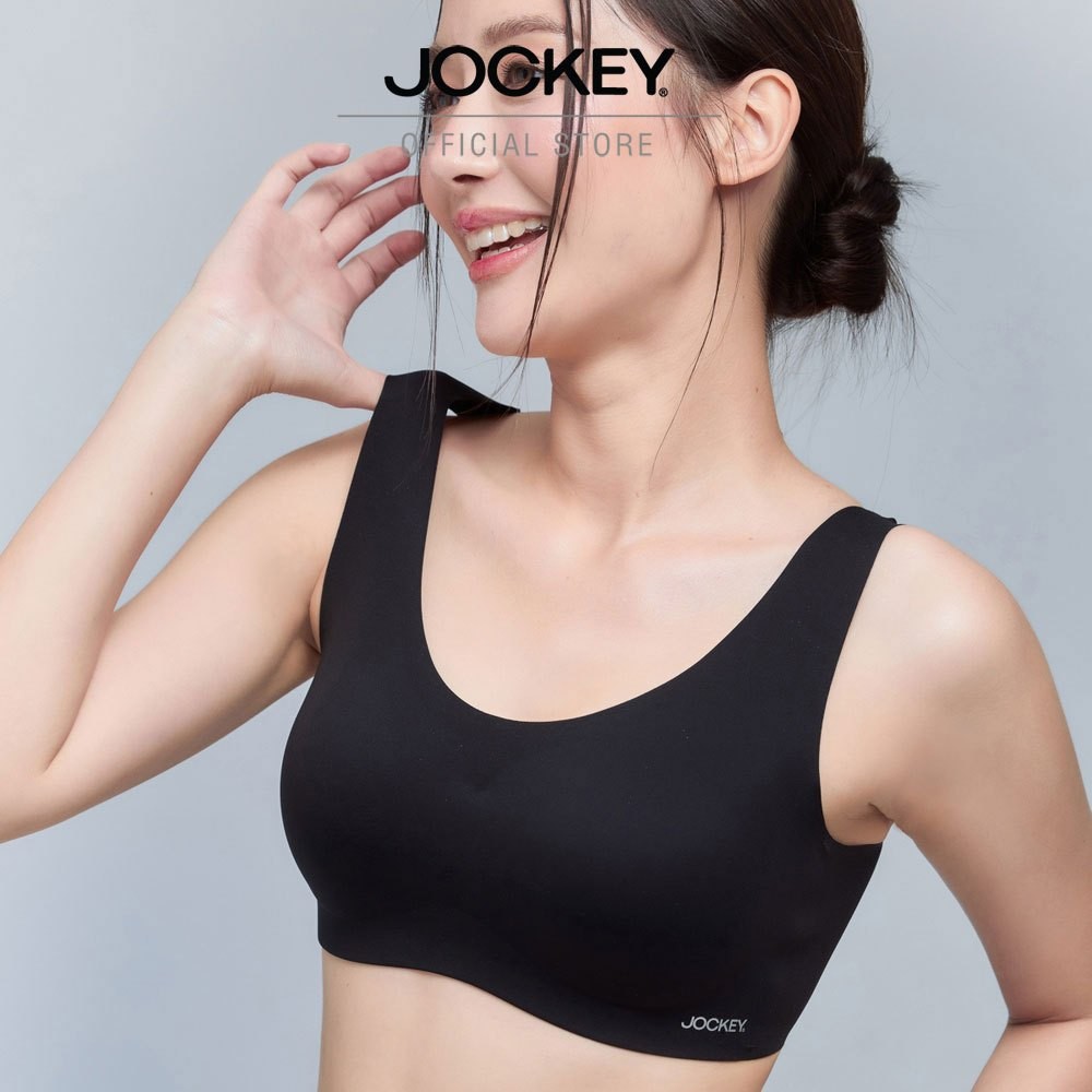 JOCKEY FOR HER ชุดชั้นในผู้หญิง 360FIT U NECK รุ่น KH 360FITNWP01 สีดำ