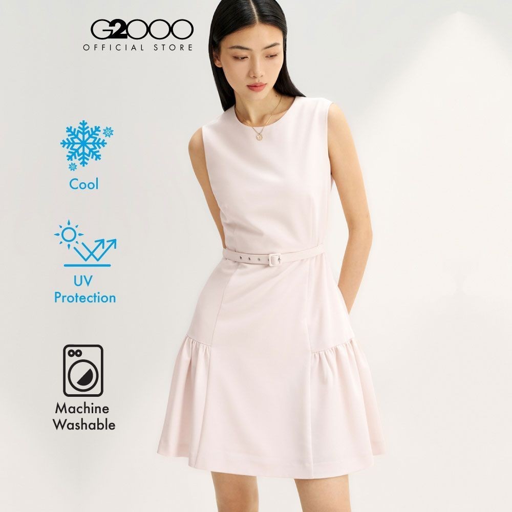 G2000 เดรสสำหรับผู้หญิง ทรง Fit & Flare Shape รุ่น 4123211620 PINK