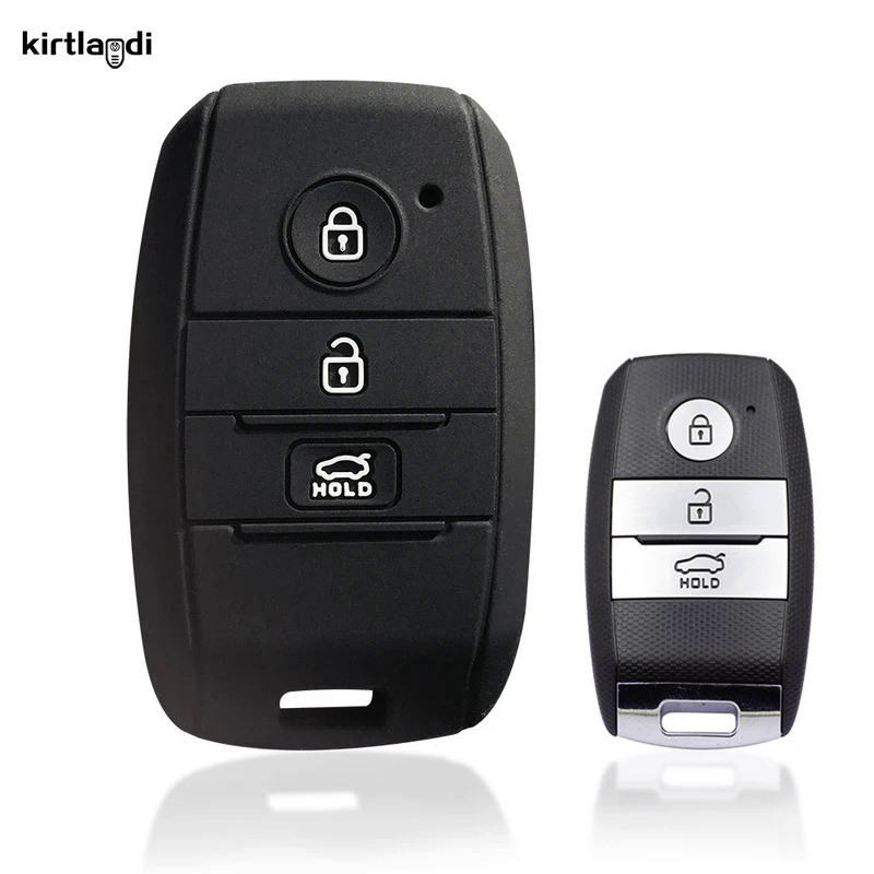 Silicone Key Cover Case Holder Keychain For Kia Rio 3 Sportage 3 4 Ceed Optima Sorento XM FL Cerato 