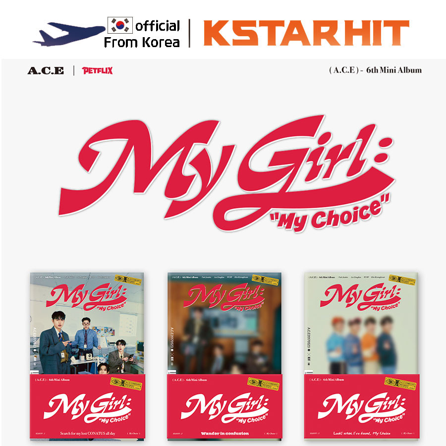 (POCA ALBUM) A.C.E - 6th mini album [My Girl My Choice] (My Girl Season 1~3)