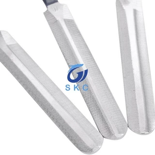 skjsqygxycGuitar Nut File ชุดเล็บ Puller ซ่อมเครื่องมือกีตาร์อุปกรณ์เสริมกีตาร์ Nut แฟ้มกีตาร์สแตนเลส Fret แฟ้ม 3 ชิ้น