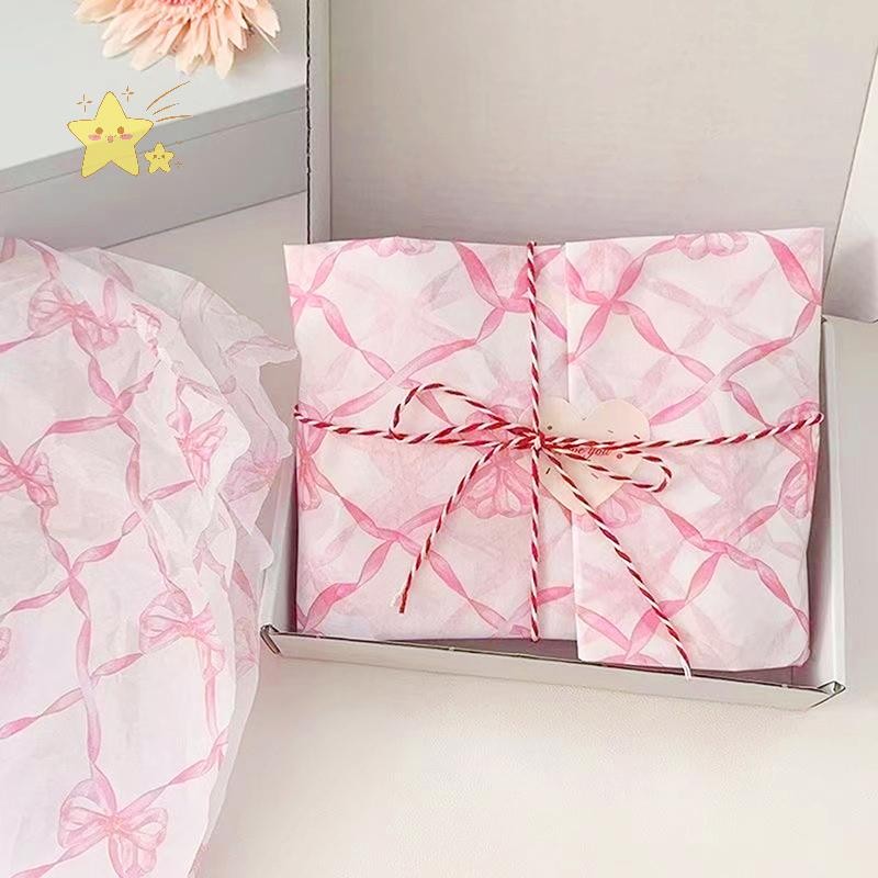 [JBTH] 10 ชิ้น Bowknot Sydney กระดาษกระดาษรองมือกระดาษผ้าฝ้ายช่อดอกไม้กระดาษห่อดอกไม้กระดาษห่อดอกไม้เค้กเบเกอรี่ของขวัญ [JB]