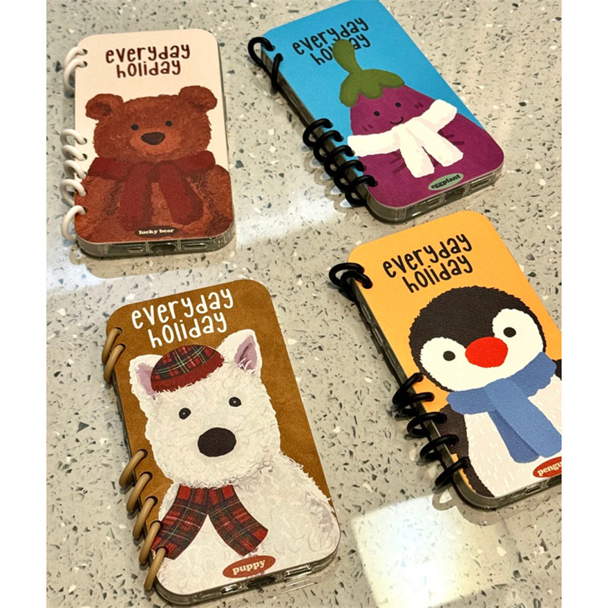 หนังสือเล่มเล็กinsโน้ตบุ๊คflipbook jellycat Critterssoftโทรศัพท์มือถือสําหรับIphone case 16promax 16pro 15 15promax 14promax 13pro 13promax 12promax 12pro 11promax 11promax 11