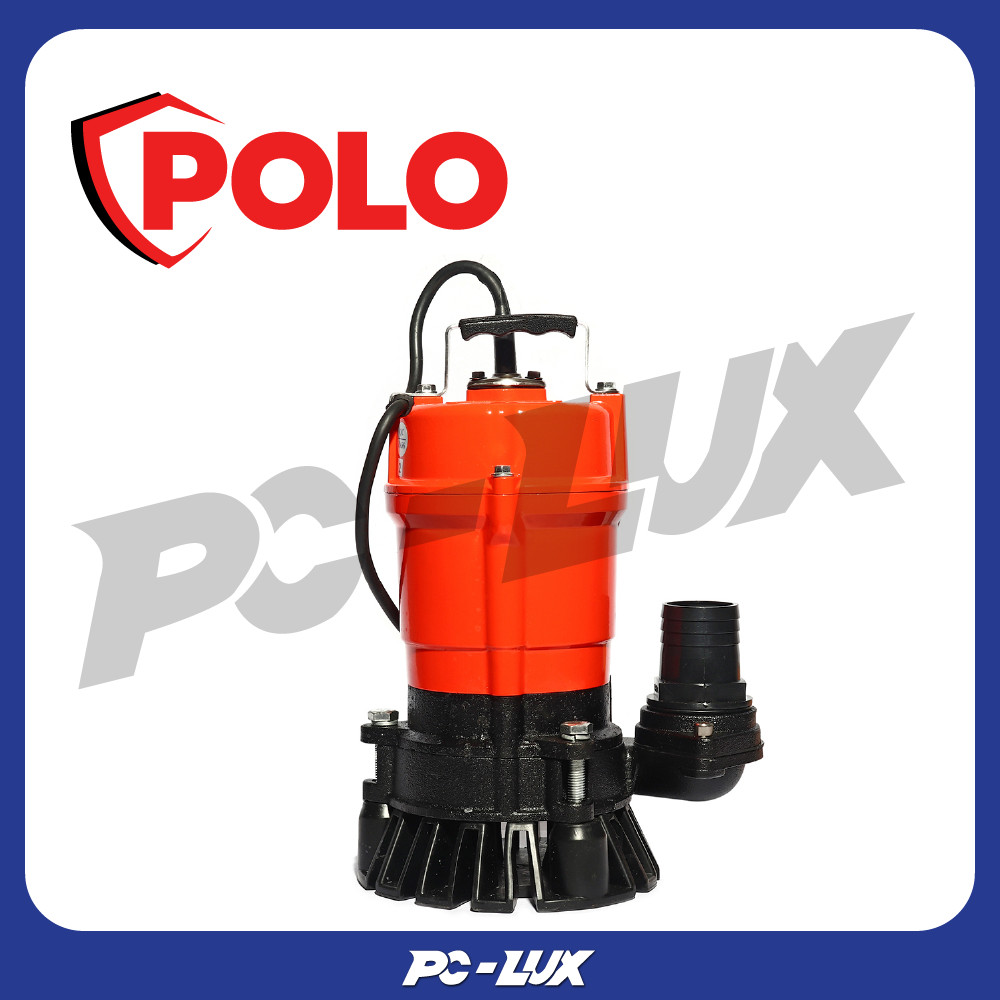 POLO ปั๊มจุ่มดูดน้ำดูดโคลน 400 วัตต์ ไม่มีลูกลอย รุ่น PL-400/ PL-400V