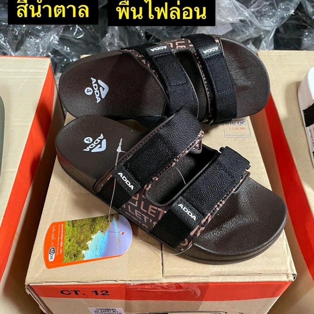 รองเท้าแตะ ADDA รุ่น 34R07M1 Size.4-9 (36-43) ปรับสายได้ พื้นเบา ไม่หนัก.