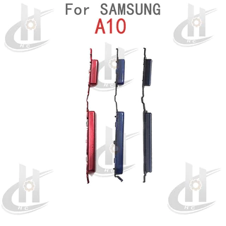 สําหรับ Samsung Galaxy A10 A105 ปุ่มด้านข้างปรับระดับเสียงปุ่ม Flex Cable Keys ปุ่มปิดระดับเสียงขึ้นลงด้านข้าง อะไหล่ทดแทน