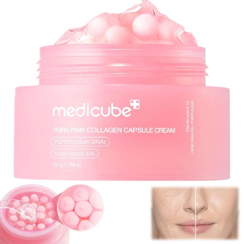 MEDICUBE ครีมแคปซูลคอลลาเจนสีชมพู 55ml A1S7
