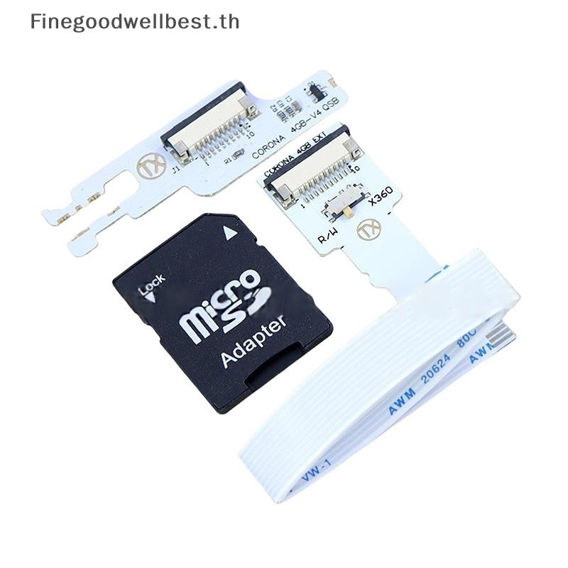 FBTH 1 ชุดอุปกรณ์เสริม DIY 4GB QSB V4 SD โฮสต์ Card Reader สําหรับ Xbox 360 TX Corona 4GB NAND RW ชุ