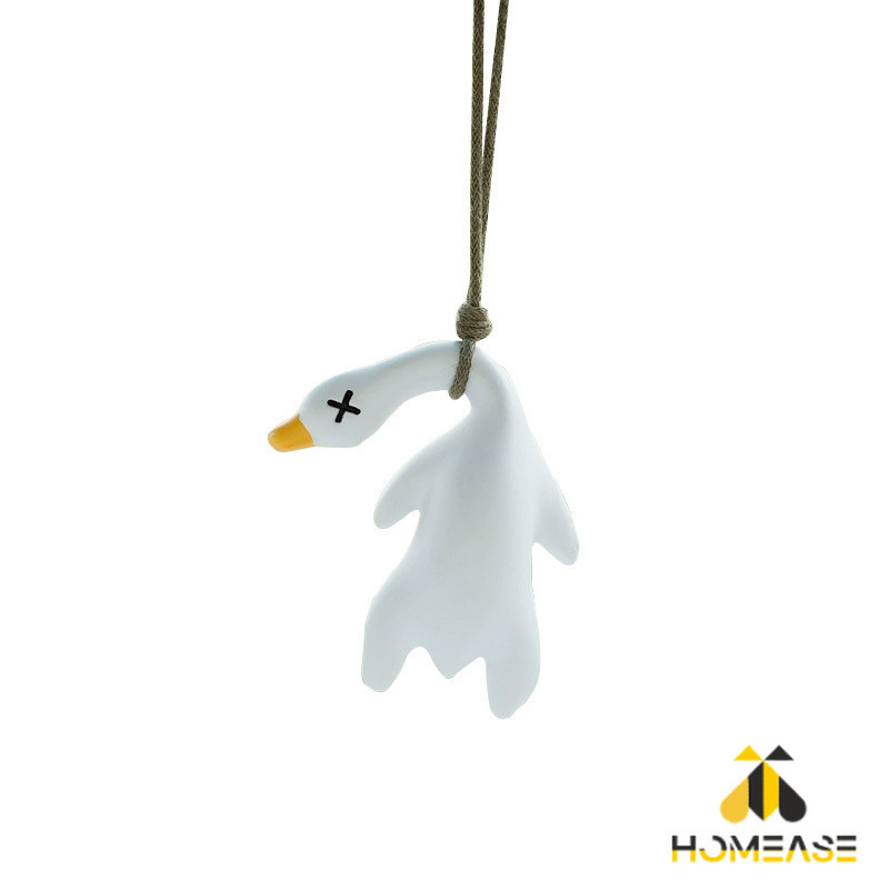 HA เป็ดเปลี่ยนสีเมื่อโดนแสงพระอาทิตย์ พวงกุญแจห้อยกระเป๋า 1 ชิ้น   แขวนเป๋านักเรียน เครื่องประดับรถ Duck keychain