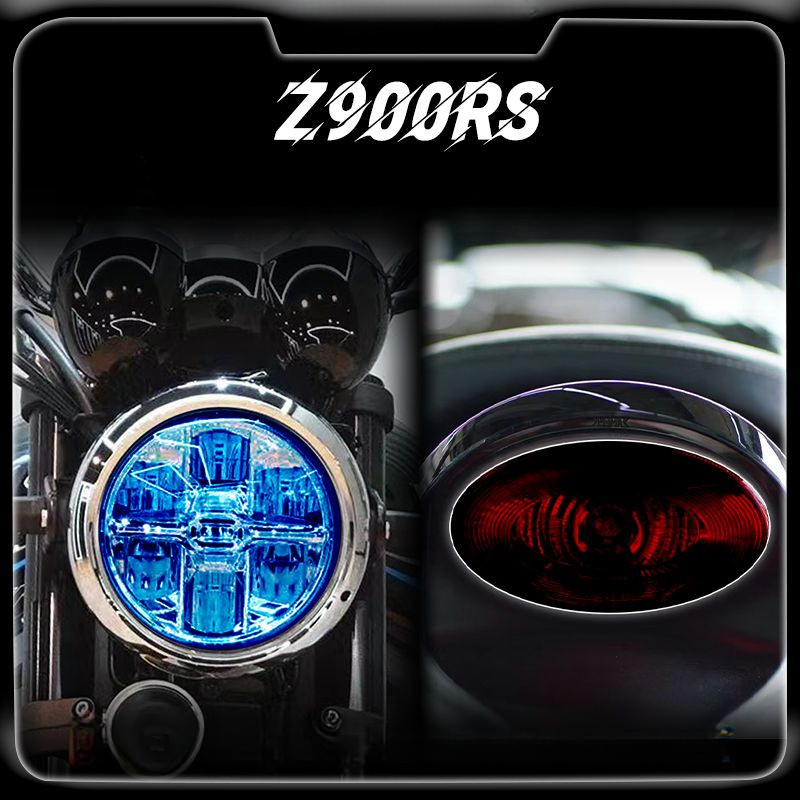 Kawasaki motorcycle light color change sticker, Z900RS motorcycle headlight self-repair protection s